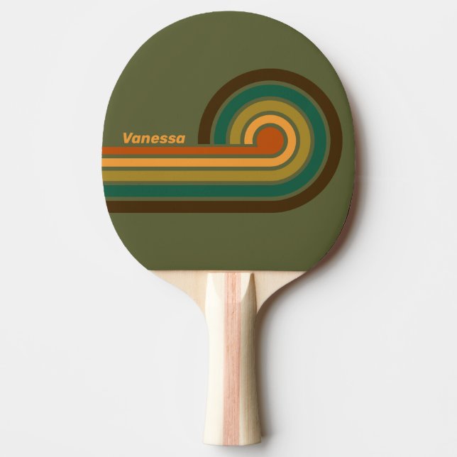 Vintage Skogsmarstränder med Namn Pingisracket (Framsidan)