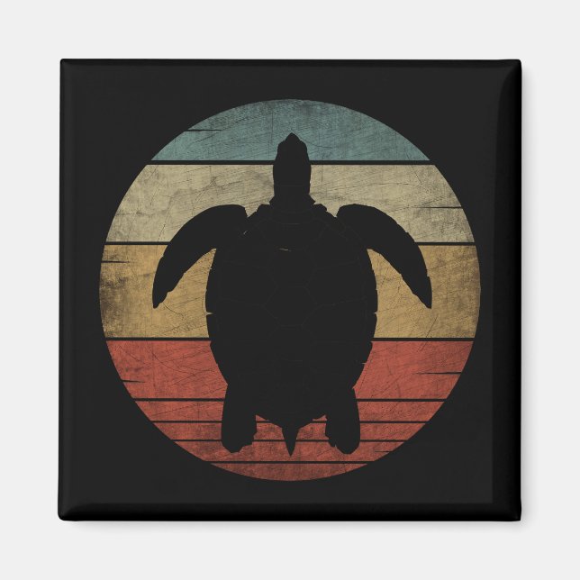 VINTAGE SKÖLDPADDA  MAGNET (Framsidan)