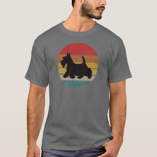 vintage skotska terrier vänner t shirt