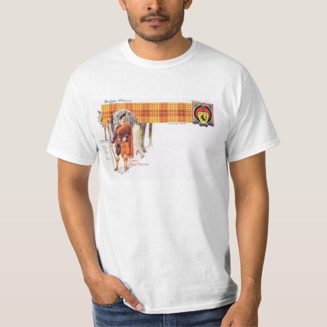 Vintage Skottland, klan MacMillan Tröja (Framsida)