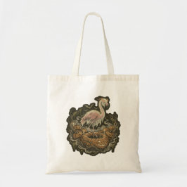 Vintage Skräcklig Flamingo Halloween-design Tygkasse
