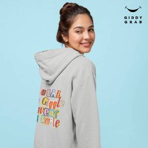 Vintage Skrapbook Typography Smile Simple Grönt T Shirt