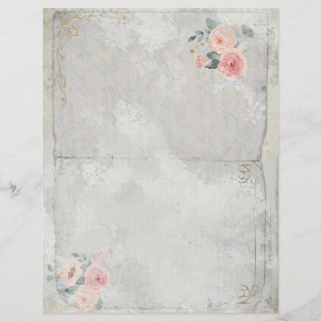 Vintage Skräppost Journal sida 1 (Framsida)