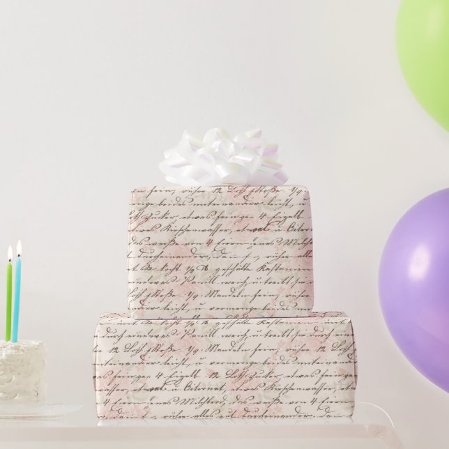 Vintage-skript Presentpapper (Festgåvor)