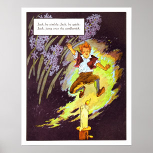 Vintage Skriv ut på webbserver - Jacken är ogiltig Poster