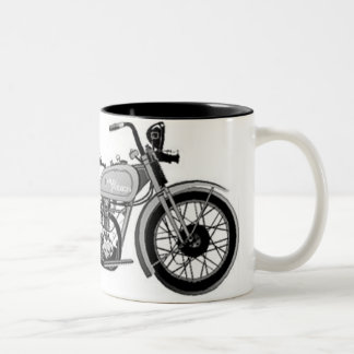Vintage skrivar och bläck Harley Två-Tonad Mugg