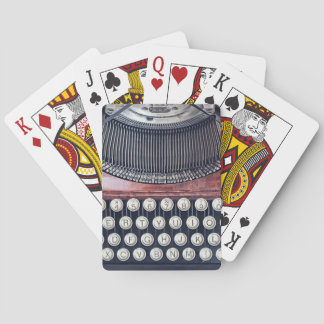 Vintage-skrivmaskin Casinokort