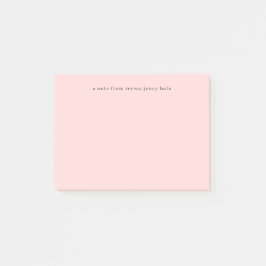 Vintage skrivmaskin Minimal Cream Design Post-it Block