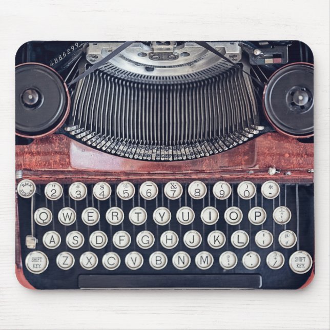 Vintage-skrivmaskin Musmatta (Framsidan)