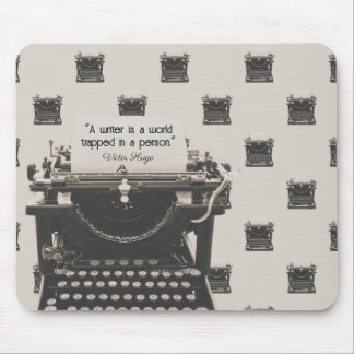 Vintage skrivmaskin musmatta