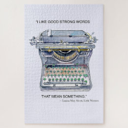 Vintage-skrivmaskin Pussel