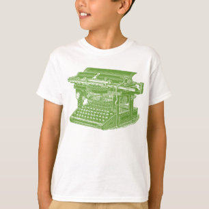 Vintage-skrivmaskin T-shirt