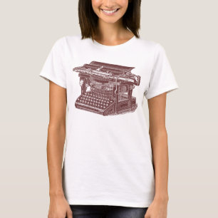 Vintage-skrivmaskin Tee