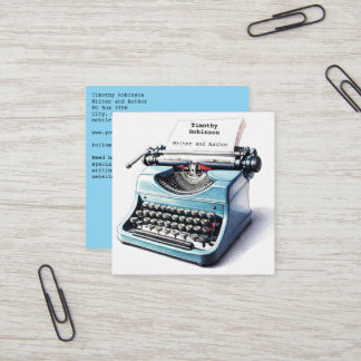 Vintage skrivmaskin Visitkort