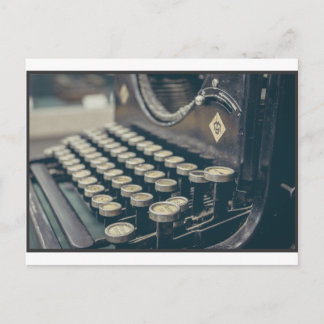 Vintage-skrivmaskin Vykort