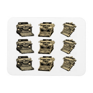 Vintage-skrivmaskiner Magnet