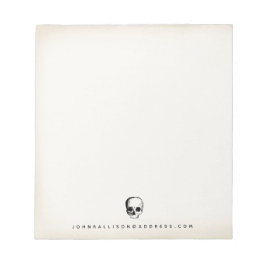 Vintage Skull Anteckningsblock