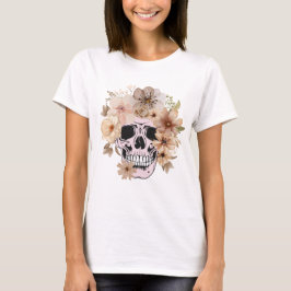 Vintage Skull & Flowers Women’s T-Shirt