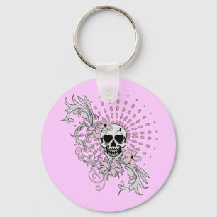 Vintage Skull Nyckelring