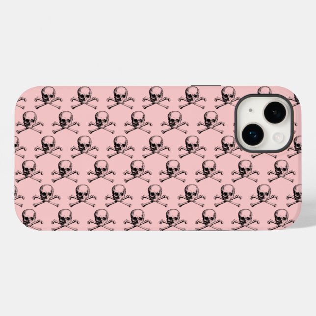 Vintage Skull och korsben (Baksida (horisontell))