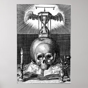 Vintage Skull Poster