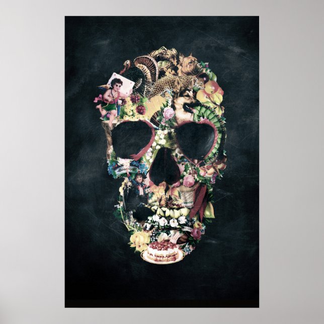 Vintage Skull Poster (Framsidan)