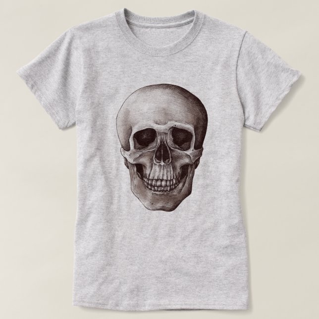 Vintage Skull T Shirt (Design framsida)