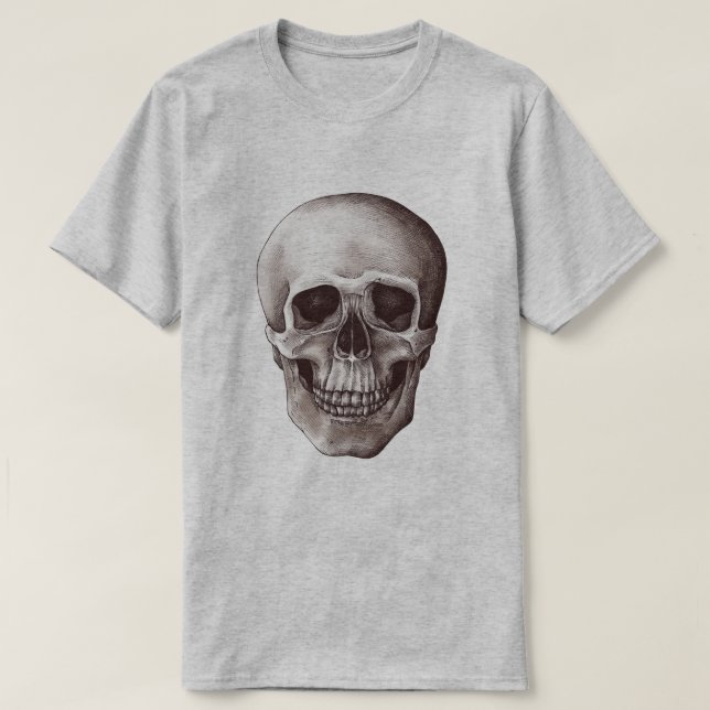 Vintage Skull T Shirt (Design framsida)