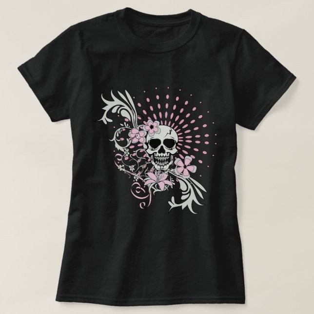Vintage Skull T Shirt (Design framsida)