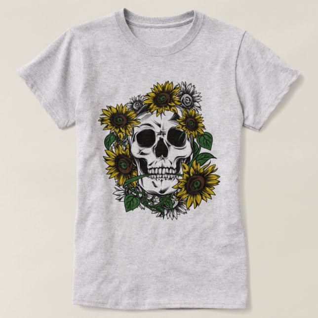 Vintage Skull T-Shirt (Design framsida)