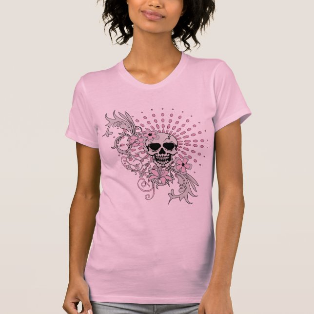 Vintage Skull Tee Shirt (Framsida)