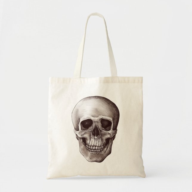 Vintage Skull Tygkasse (Framsidan)