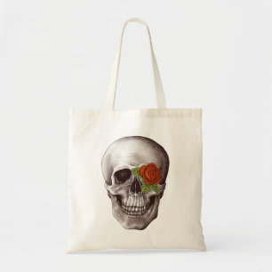 Vintage Skull Tygkasse