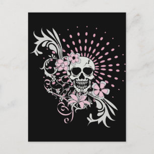 Vintage Skull Vykort