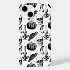 Vintage Skull & Witch Phone Case