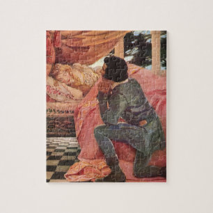 Vintage Sleeping Beauty av Jessie Willcox Smith Pussel
