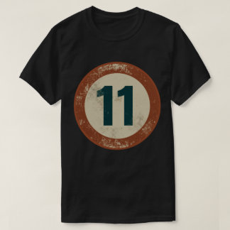 Vintage slit nummer 11 t shirt