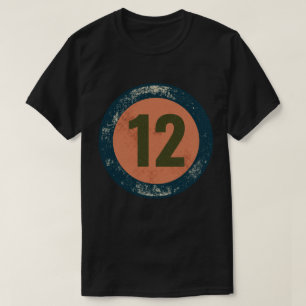 Vintage slit nummer 12 t shirt