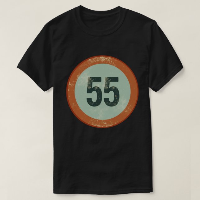 Vintage slit nummer 55 t shirt (Design framsida)
