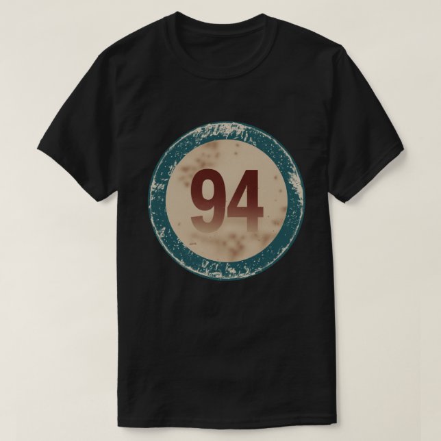 Vintage slit nummer 94 t shirt (Design framsida)
