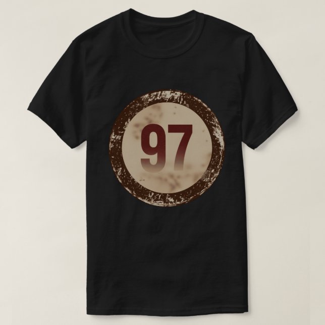 Vintage slit nummer 97 t shirt (Design framsida)