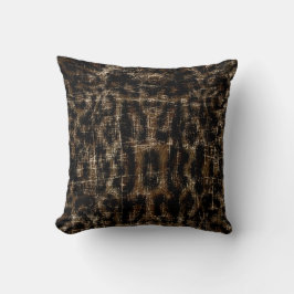 Vintage slit snöleopard djurtryck kudde