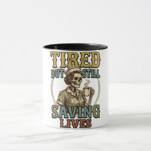 vintage slitad t-shirt-design mugg