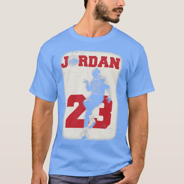 Vintage slitna Jordan T Shirt (Framsida)