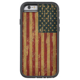 Vintage slitna USA-flaggan