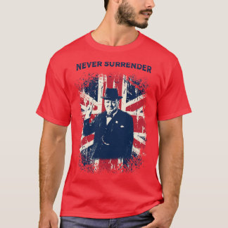 Vintage slitna Winston Churchill T Shirt