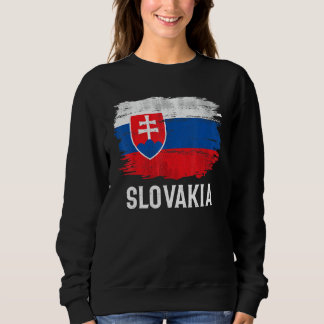 Vintage Slovakia Flag For Slovakian T Shirt