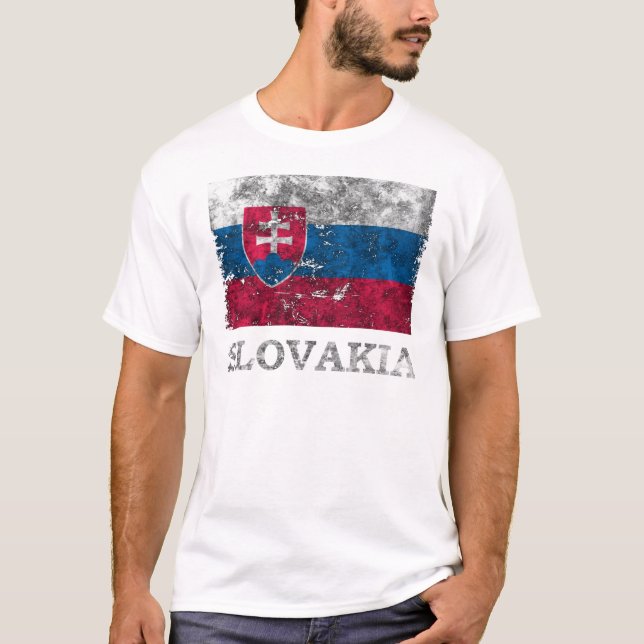 Vintage Slovakien T-shirt (Framsida)