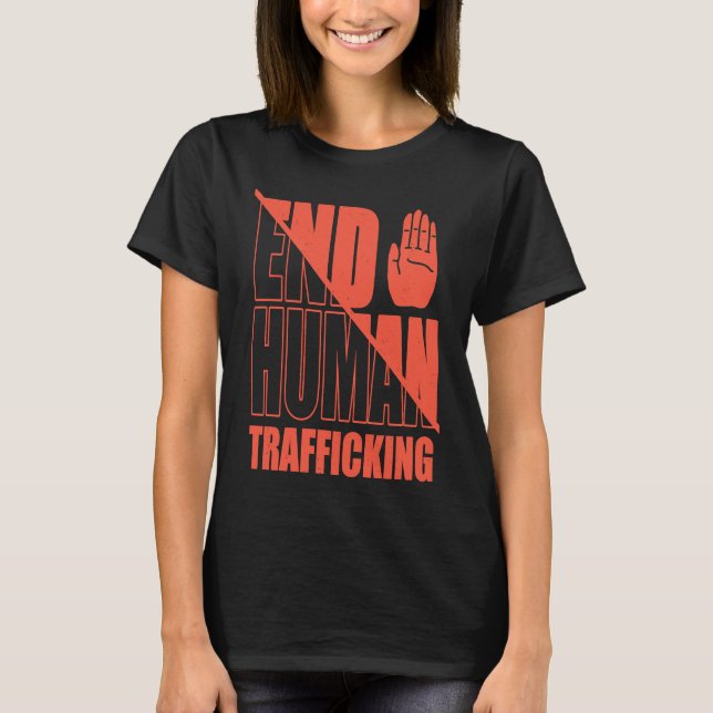 Vintage - slut på människohandel t shirt (Framsida)