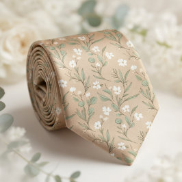 Vintage Små Tusenskönor & Vilda Blommor Slips